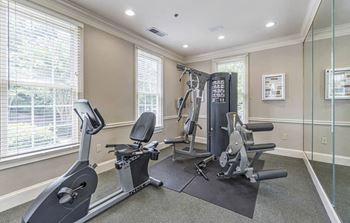 Modern fitness center